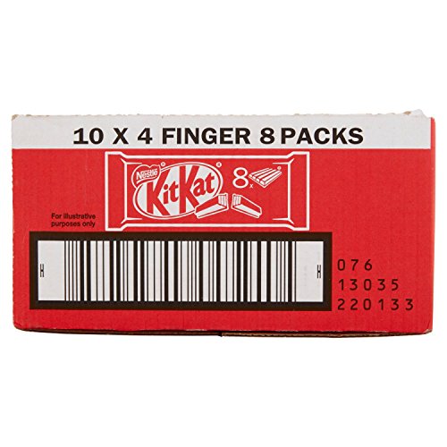 KitKat 4 Finger Milk Chocolate Bar Bumper Multipack, 8 x 41.5 g