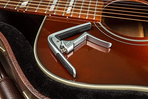 Jim Dunlop 63CSC Trigger Fly Capo Curved Satin Chrome, 68 g