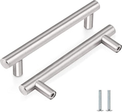 10 Pack Kitchen Cupboard Handles Stainless Steel Kitchen Door Handles Brushed Cabinet Handles Wardrobe Handles Drawer Handles (Hole Centre 76mm)