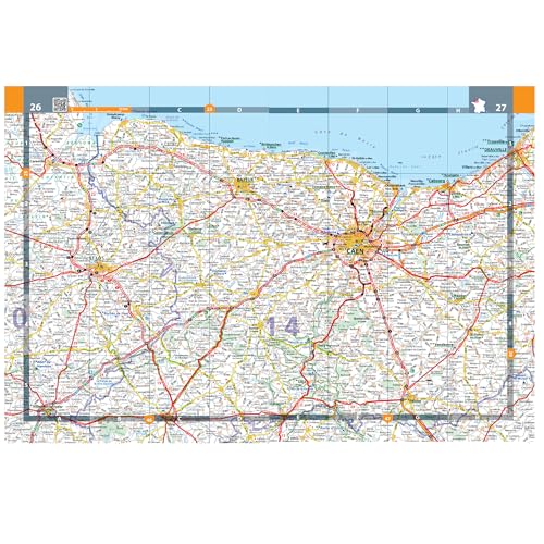 France 2024 - Tourist & Motoring Atlas A4 Laminated Spiral