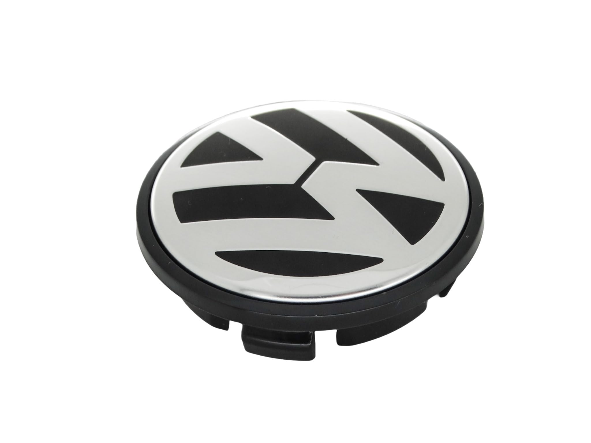 Genuine VW Alloy Wheel Centre Cap Satin Black High Chrome 65mm - 3B7601171 XRW