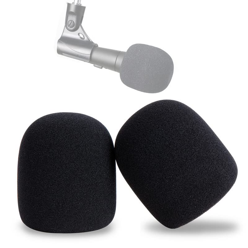 YOUSHARES Shure SM58 Microphone Cover Foam 2 Packs - SM58 Pop Shield Microphone Pop Filter for Shure SM58 Dynamic Vocal Microphone to Reduce Wind Noises