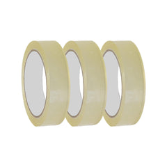 G4GADGET 24mm x 40m x 3 Tape Rolls of Clear Strong Parcel Tape Packing For Packaging