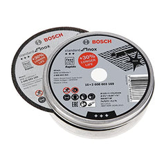 Bosch Professional 2608603254 Standard Inox Rapido Straight Cutting Disc, 115mm x 22mm x 1mm, White