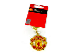 OFFICIAL MANCHESTER UNITED CREST SHAPED KEYRING