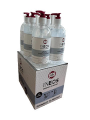 INEOS - Sanitiser Gel (6 x 500ml) - Hand Sanitiser - Hospital Grade, Effective against 99.9% of Viruses and Bacteria