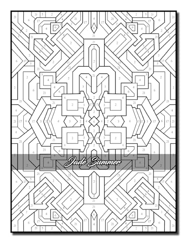 Color by Number Patterns: An Adult Coloring Book with Fun, Easy, and Relaxing Coloring Pages (Color by Number Coloring Books)