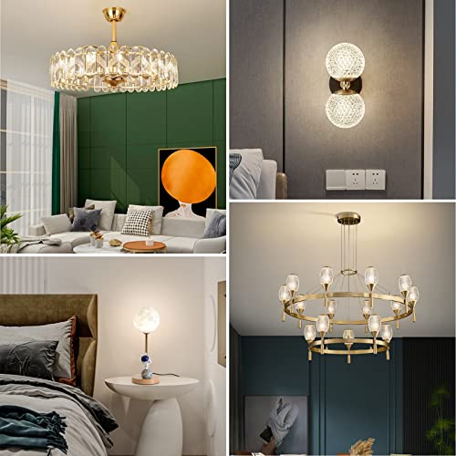 G9 LED Bulbs, 5W, Natural White 4000K, 450LM, Equivalent to 50W Halogen, No Flicker, Non-dimmable, Energy Saving Bulb for Chandelier Home Lighting Decor, 10 Pack