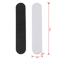 10pcs Hat Reducer Felt Cap Size Reducer Tape,Hat Size Tape Hat Size Reducer Foam Reducing Tape Self Adhesive Sweat Breathable for Hats Caps Sweatband,Baseball Caps(11 * 2cm,Black&White)