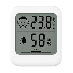 INRIGOROUS Room Thermometer Indoor, Digital Hygrometer Thermometer Temperature Monitor and Humidity Meter Temperature Humidity Gauge for Room Home Office Greenhouse Baby Room Thermometer