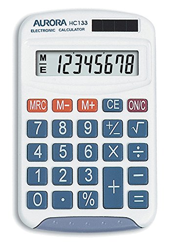 Aurora HC133 Handheld Calculator (Ideal for Primary School Use)