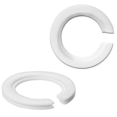 E27 to E14 Lamp Shade Ring Converter, 2 Pack Lampshade Reducer Ring Washer E27 Lamp Ring, Plastic Replacement 42mm to 29mm Screw Lamp Shade Adapter Rings Light Shade Fittings