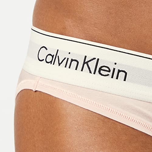 Calvin Klein - Women's Underwear - Bikini Brief - Modern Cotton - Medium Rise Waist - Signature Waistband Elastic - Brown - S