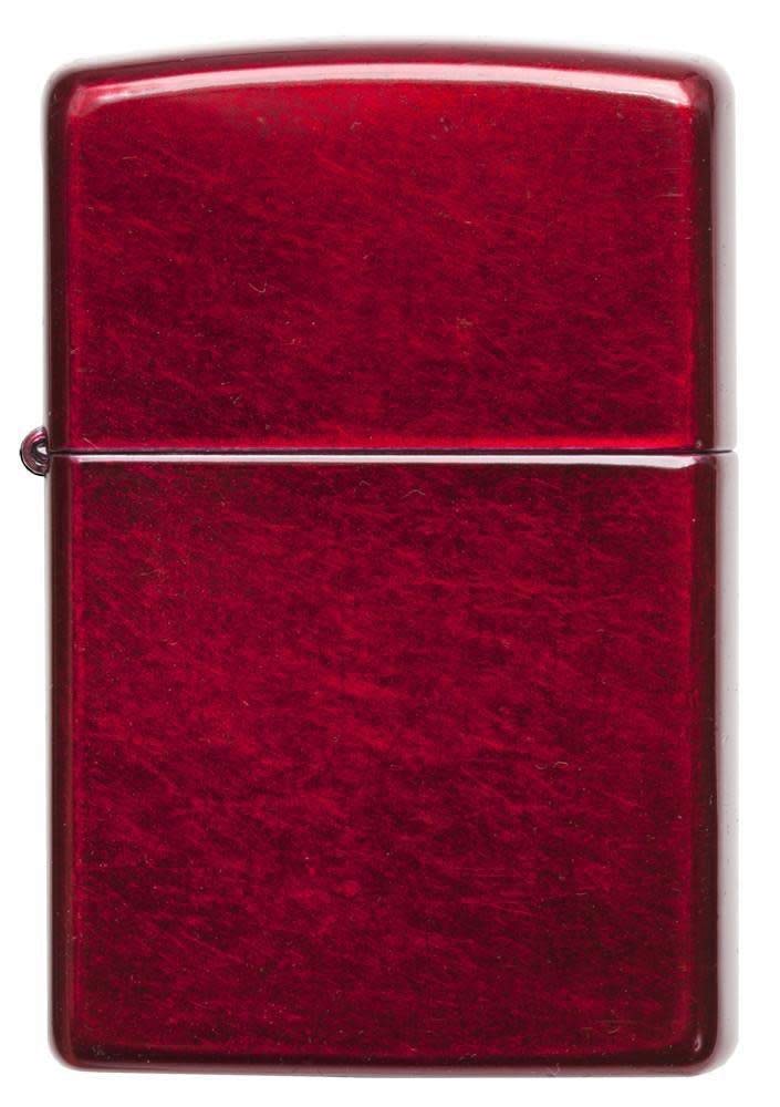 Zippo Unisex's No Logo Regular Lighter, Candy apple red