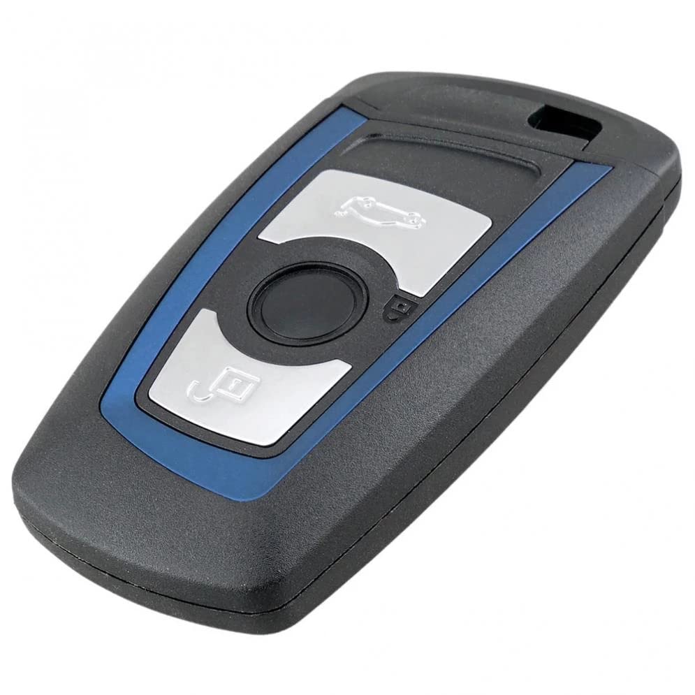 HooRLZ BMW Key Fob Replacement For BMW 1 2 3 4 Series F20 F22 F30 F31 F32, Remote Car Key Cover Case 3 Button, Bmw Series 3 Key Case, F30 Key Fob