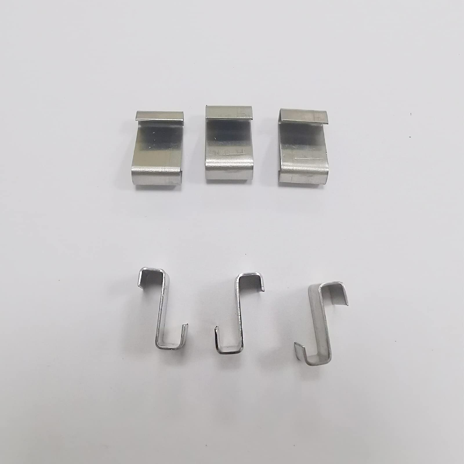 BHAHAI 50 PCS Glass Z Clips, Greenhouse Glass Clips Stainless Steel Z Overlap Clips Greenhouse Glass Pane Fixing Clips Greenhouse Glazing Clips Greenhouse Glass Clamps for Greenhouse Glass