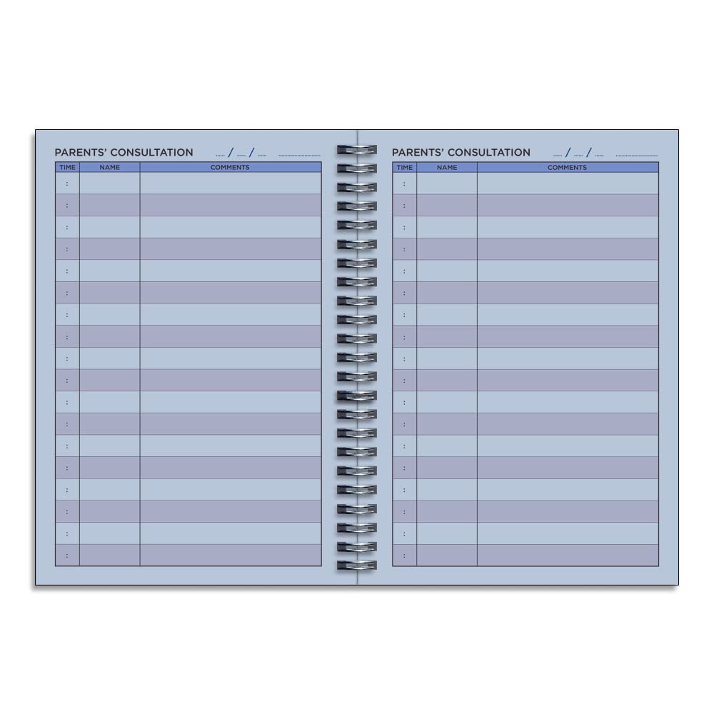 Teacher Planner 2024-2025 by Pirongs A4 6 Lesson - Green