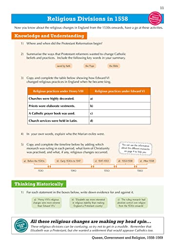 GCSE History Edexcel Topic Guide - Early Elizabethan England, 1558-1588: for the 2024 and 2025 exams (CGP Edexcel GCSE History)