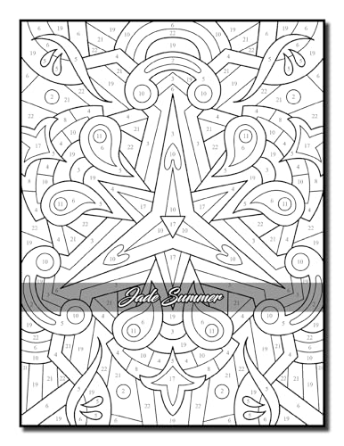 Color by Number Patterns: An Adult Coloring Book with Fun, Easy, and Relaxing Coloring Pages (Color by Number Coloring Books)