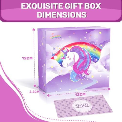 ZOOI Unicorn Gifts for Girls Gifts for Teenage Girls, Gifts for 5-13 Year Old Girls, Jewellery Making Kit, Charm Bracelet Making Kits for Girls, Arts and Crafts for Kids Easter Gifts for Kids