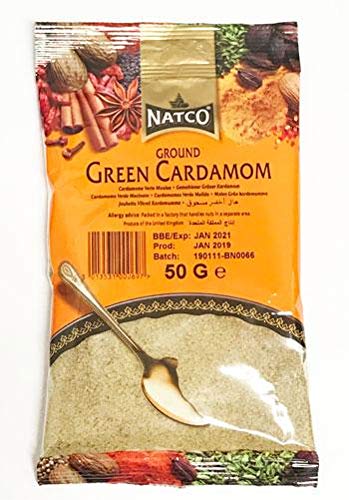 Natco Foods Ground Green Cardamom 50g - Chilli Wizards