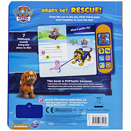 Nickelodeon Paw Patrol Chase, Skye, Marshall, and More! - Ready, Set, Rescue! Sound Board Book - PI Kids (Play-A-Sound)