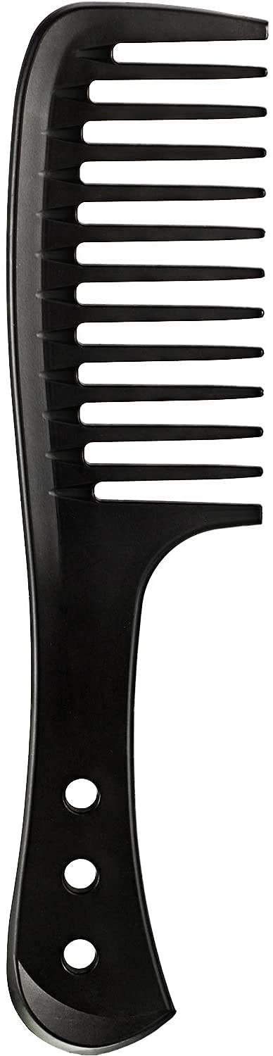 Big Hair Comb, Wide Tooth Combing Hair Comb Design Comb Design Comb Designed for Curlers or Long Wet Hair.