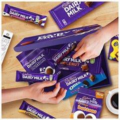 Cadbury Dairy Milk Big Night In Chocolate Hamper, Gift Box of 10 Assorted Bars and Bags, 1.04 Kg Bulk Box, Selection