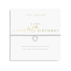 Joma Jewellery A Little 40th Birthday Bracelet