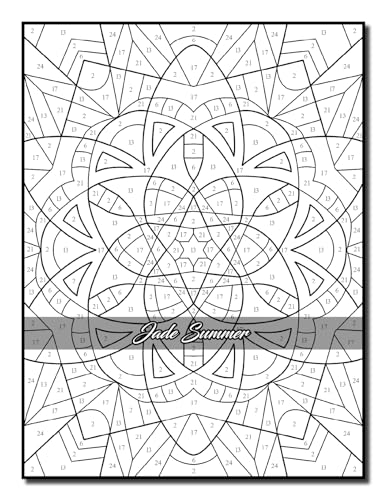 Color by Number Patterns: An Adult Coloring Book with Fun, Easy, and Relaxing Coloring Pages (Color by Number Coloring Books)