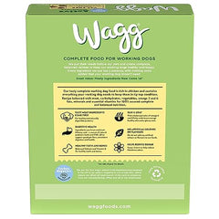 Wagg Active Goodness Complete Dry Adult Dog Food Chicken & Veg 1kg (Pack of 5) - For All Active Working Dog Breeds