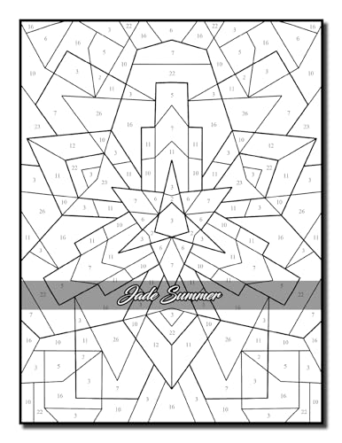 Color by Number Patterns: An Adult Coloring Book with Fun, Easy, and Relaxing Coloring Pages (Color by Number Coloring Books)