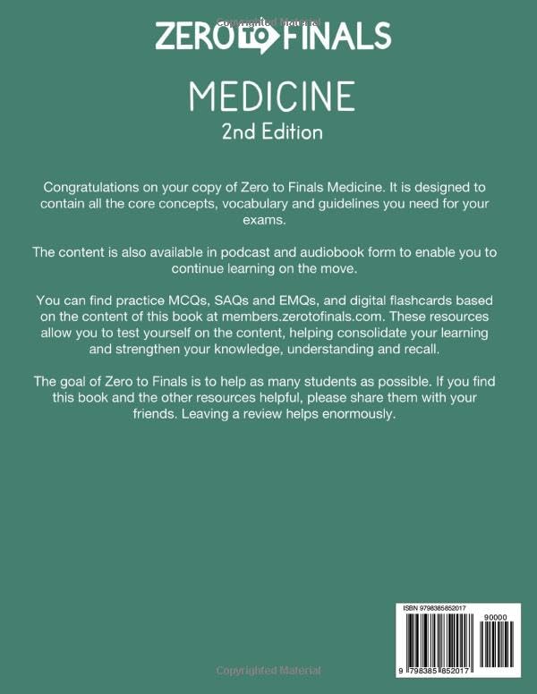 Zero to Finals Medicine, 2nd Edition