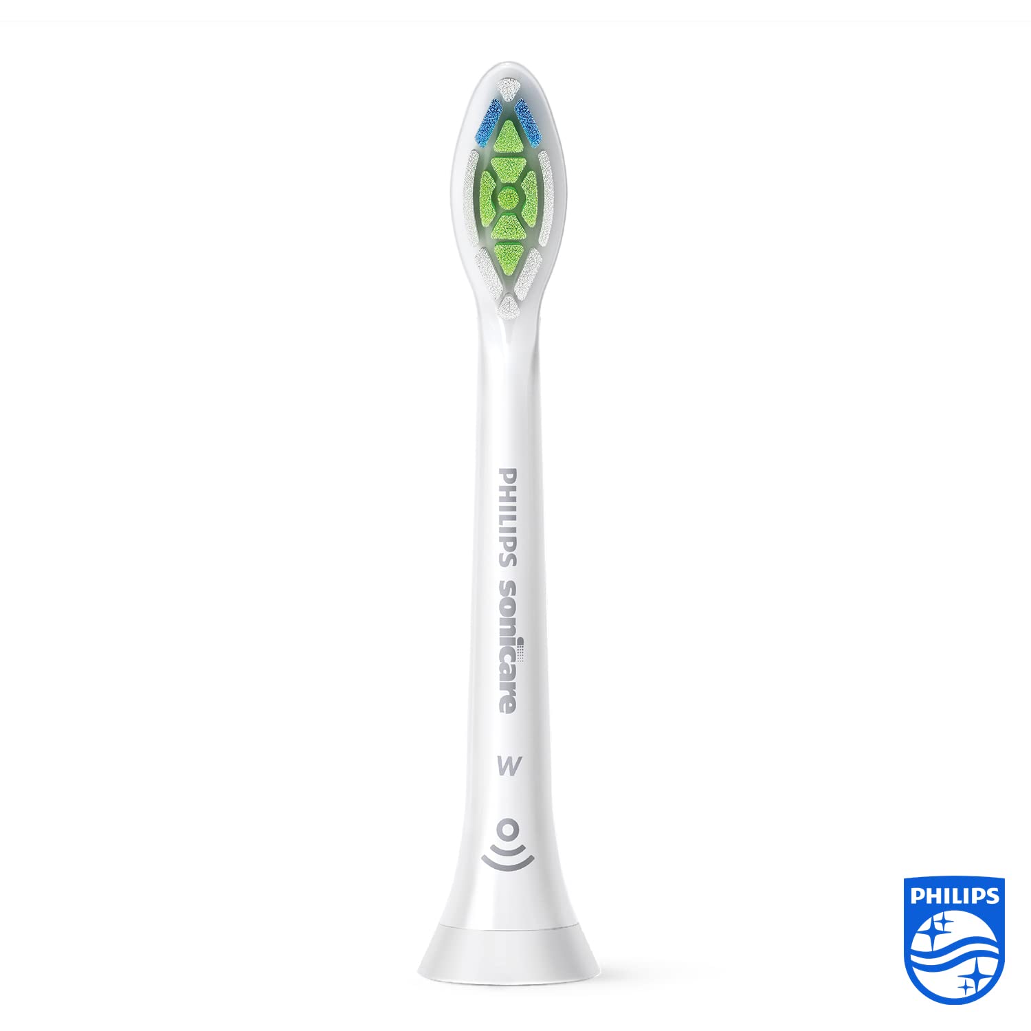 Philips Sonicare Original W2 Optimal White Standard Sonic Toothbrush Heads - 2 Pack in White (Model HX6062/10)