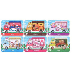 YOMADFUN 6PCS NFC Cards for Animal Crossing, ACNH Sanrio NFC Cards Compatible with Switch Animal Crossing New Horizons for Switch/Switch Lite/Switch OLED, Wii U and New 3DS