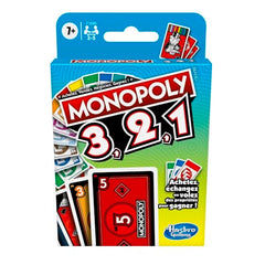 Monopoly Bid Game, Quick-Playing Card Game For 4 Players, Game For Families And Kids Ages 7 And Up