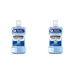 Listerine Total Care Stay White Mouthwash 500ml (Pack of 2)