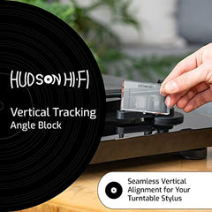 Turntable Cartridge Alignment - Vertical Tracking Angle Block for DJ Turntable and Phono Cartridge - VTA Azimuth Ruler Tonearm Alignment Tool for Turntable Stylus - Tonearm Cartridge Stylus Gauge