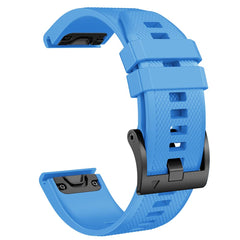 NotoCity ANCOOL Garmin Fenix 5X Band Easy Fit 26mm Width Soft Silicone Watch Strap for Garmin Fenix 5X/Fenix 3/Fenix 3 HR (Blue)