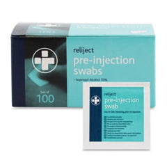 Reliance Medical 742 Isopropyl Pre-Injection Wipe (Pack of 100)