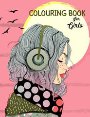 Colouring Book For Girls Ages 8-12 and Adults: 50 unique motives to promote creative development, relaxation and concentration. A perfect gift for girls, teenagers and adults (UK Edition)