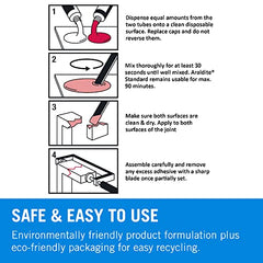 Araldite ARA-400001 Standard Epoxy, Colour May Vary, 15ml