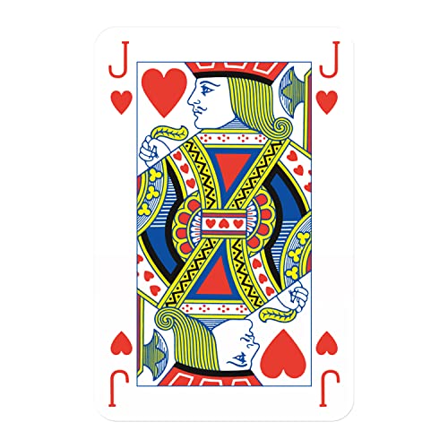 Waddingtons Number 1 Playing Card Game, play with one of red or blue deck of cards, great travel companion, gifts and toys for Boys, Girls and adults.