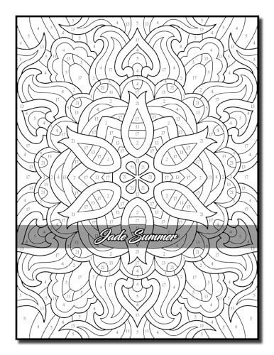 Color by Number Patterns: An Adult Coloring Book with Fun, Easy, and Relaxing Coloring Pages (Color by Number Coloring Books)