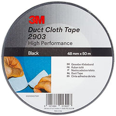 3M General Purpose Duct Tape 2903, 48 mm x 50 m, Black