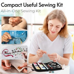 Coquimbo Sewing Kits Gifts for Mum Mini Sewing Kit Travel with Needle and Thread Kit 85Pcs Sewing Accessories for Home, Traveler, Adults, Beginner, Emergency, Kids, Students Back to School Supplies