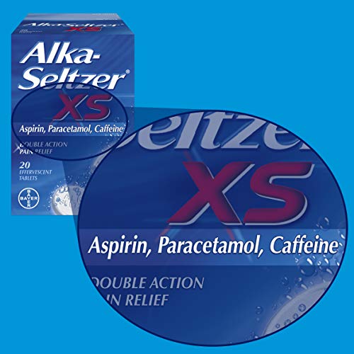 Alka-Seltzer XS Pain Relief, 20 Tablets (Pack of 1)