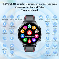 Smartwatch Fitness Watch Bluetooth Call - 1.39 inches Smart Watch for Men with Heart Rate Oxygen Blood Pressure Sleep Monitor 114 Sports Modes Step Counter Activity Trackers Compatible with Android iOS