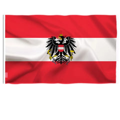 5ft x 3ft Austria National Flag with Eyelets Sporting Events Pub BBQ Decorations For Rugby Football Sports World Cup 2023 Banner Fan Support Table Cover