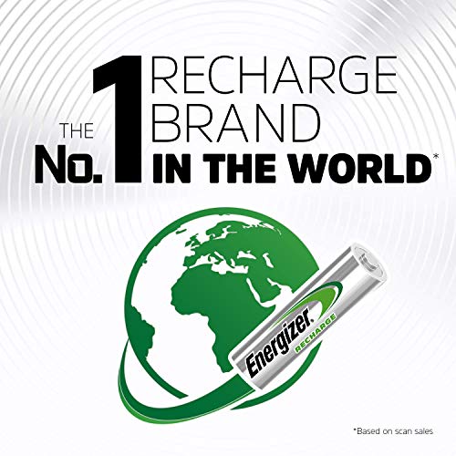 Energizer Rechargeable Battery AAA, Recharge Power Plus, 4 Pack